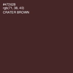 #472628 - Crater Brown Color Image